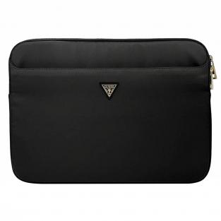 Чехол для MacBook Pro 13" / Air 13" Guess Nylon Computer Sleeve with Triangle Metal Logo Black