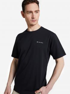 Футболка мужская Columbia Men's Sun Trek Short Sleeve Tee, Черный