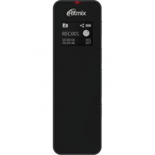 Диктофон RITMIX RR-880, 16Гб, APE, MP3, WMA, FLAC, WAV, Jack 3.5, 400 мАч, micro USB,черный
