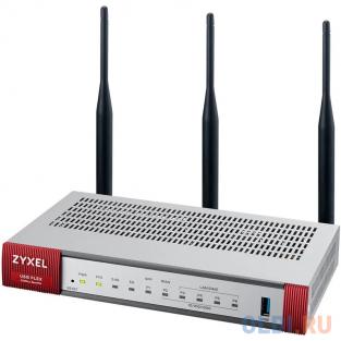 ZYXEL ZyWALL USG FLEX 100W Firewall with 1-year subscriptions (AS, AV, CF, IDP), 2xWAN GE (1xRJ-45 and 1xSFP), 4xLAN / DMZ GE, 802.11a / b / g / n / a