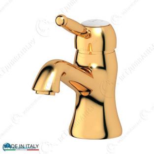 Смеситель для раковины Ponsi Stilmar PON 251/M...AU однорычажный с донным клапаном, золото