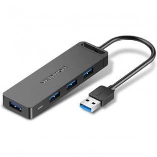 4-port USB3.0 Hub Vention CHLBB Черный