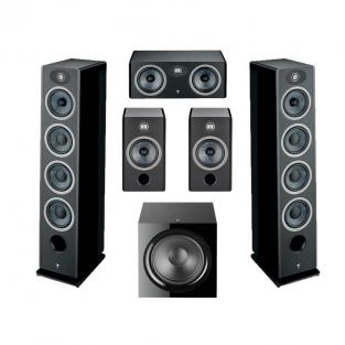 Focal Комплект акустики Vestia N°3 Black High Gloss 5.1