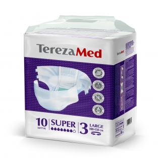 TerezaMed Super / ТерезаМед Супер - подгузники для взрослых, L, 10 шт.