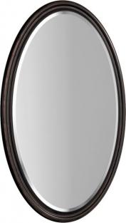 Зеркало Clarberg Borgia BOR0210BLK 65см чёрный/патина медь