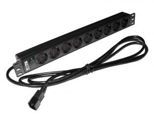 Блок розеток LANMASTER TWT-PDU19-10A9P4-3.0