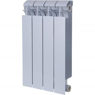 Биметаллический радиатор Global Style Plus Grigio Argento 500 4 секции (серый)