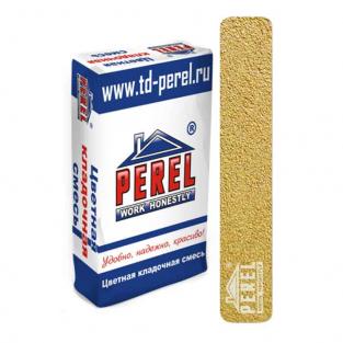 Цветной кладочный раствор PEREL SL 0030 кремово-желтый, 50 кг (летний)