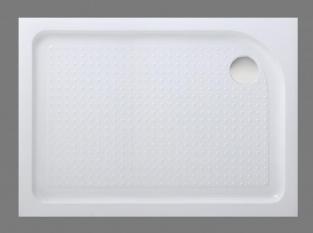 Душевой акриловый поддон 120x80см, правосторонний, белый BelBagno TRAY-BB-AH-120/80-15-W-R