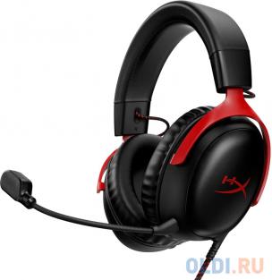 Гарнитура игровая/ HyperX Cloud III Black/Red (CL006 727A9AA)