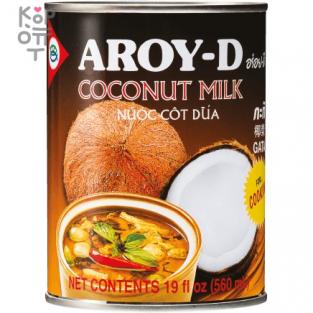 Молоко кокосовое для кулинарии 50% (жирность 17-19%), AROY-D, 400мл.