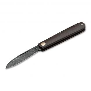 Складной нож Boker Barlow Prime EDC Green, углеродистая сталь, рукоять микарта