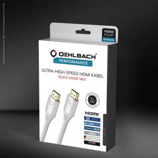 Oehlbach Performance Black Magic MKII, UHS HDMI cable 3m noir, D1C92495