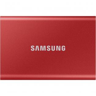 Внешний жесткий диск Samsung SSD T7 Portable 1TB красный (MU-PC1T0R/WW)