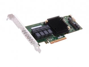 Контроллер Adaptec ASR-71605 (PCI-E v3 x8, LP) SGL SAS/SATAII, Raid..., 16port(int 4*SFF8643), 1Gb cache, Каб.отдельно