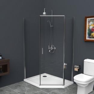 Душевой уголок BelBagno UNO-195-PH-1-100/80