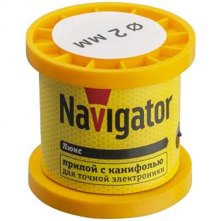 Припой Navigator 93 084 NEM-Pos02-61K-2-K100 (ПОС-61, катушка, 2 мм, 100 гр), цена за 1 шт.