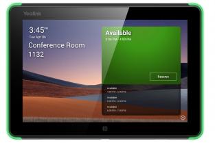 Yealink RoomPanel, панель бронирования переговорных комнат