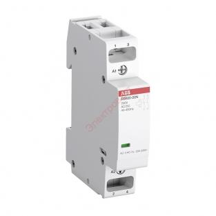 Контактор ESB20-11N-06 ABB модульный (20А АС-1 1НО+1НЗ) катушка 230В AC/DC