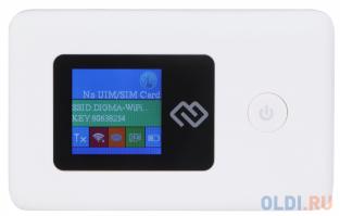 Модем 3G/4G Digma Mobile Wifi DMW1969 USB Wi-Fi Firewall +Router внешний белый