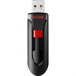 USB Flash накопитель 64GB SanDisk Cruzer Blade Glide (SDCZ60-64G-B35) Black