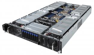 Серверная платформа 2U Gigabyte G291-280 на базе чипсета Intel C621 3647x2 Intel Xeon Scalable 2nd Gen DDR4-2933 MHz RDIMM/LRDIMMx24 2.5"x8 SAS (Optional),SATA 6NG291280MR-00-163