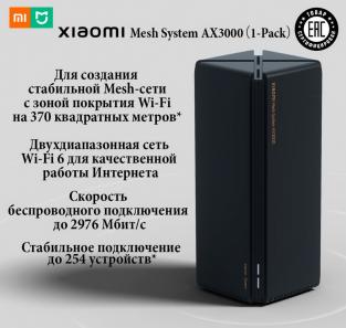 Xiaomi Wi-Fi Mesh система AX3000 (1-Pack)