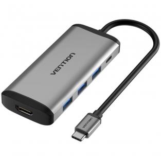 3-port USB Type C Hub Vention CNBHB (USB 3.0/HDMI 19F)