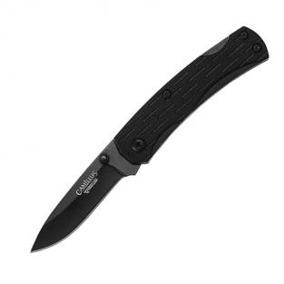 Нож с фиксированным клинком Camillus CamLite Mini Folding, сталь 440А, рукоять термопластик GRN, чёрный