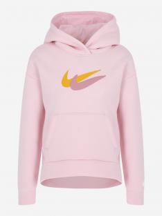 Худи для девочек Nike Print Pack, Розовый