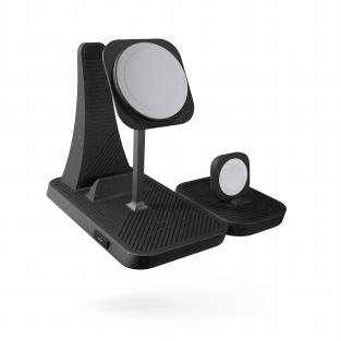 Беспроводная док-станция Zens 4-in-1 Modular Wireless Charger with iPad Charging Stand Black