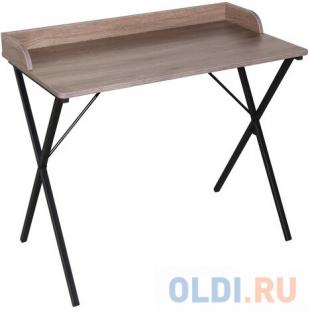 Стол на металлокаркасе BRABIX "LOFT CD-008", 900х500х780 мм, цвет морёный дуб, 641863