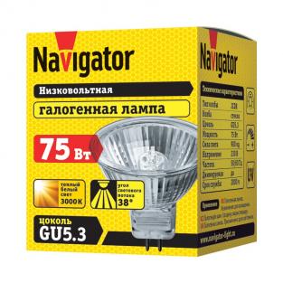 Галогенная лампа G5.3 Navigator 94 207 JCDR 75W G5.3 230V 2000h, цена за 1 шт.