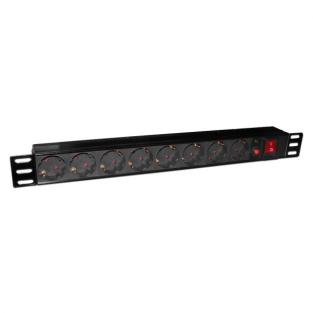 Блок розеток LANMASTER TWT-PDU19-10A8P-3.0