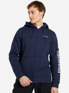 Толстовка мужская Columbia Logo Fleece FZ, Синий