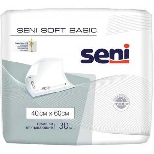 Seni Пеленки Soft Basic, 40 x 60 cм (30 шт.)