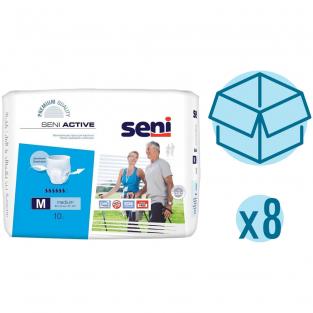 Seni Трусы впитывающие Active, 80-110 см., M (10 шт.), 8 упаковок