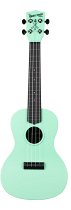 WATERMAN by KALA KA-CWB-GN Green, Matte, Concert Ukulele w/Bag