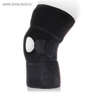 Бандаж разъемный на коленный сустав Ttoman KS-053, цвет чёрный, размер универсальный