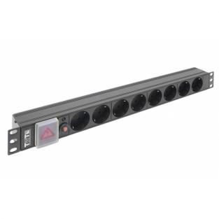 Блок розеток LANMASTER TWT-PDU19-10A8P