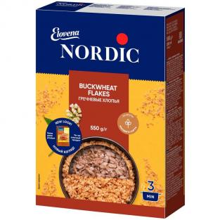 Хлопья Nordic гречневые 550 г