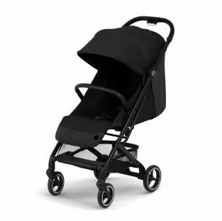 Коляска прогулочная Cybex Beezy, Deep Black / Черный (Бампер + Дождевик)