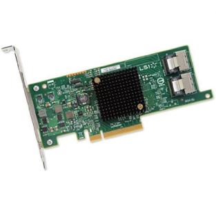 Контроллер LSI Logic SAS 9207-8I (PCI-E 3.0 x8, LP) SGL SAS6G, Raid 0,1,10, 8port (2*intSFF8087) (LSI00301)