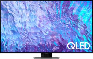 Телевизор Samsung QLED 75" QE75Q80CAUXCE Series 8 серебристый 4K