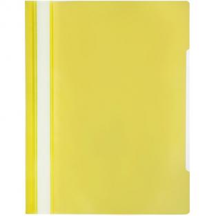 Скоросшиватель пластиковый Attache Элементари до 100 листов желтый (толщина обложки 0.15/0.18 мм, 10 штук в упаковке)
