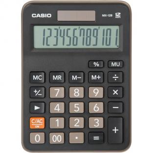 Калькулятор настольный Casio MX-12B 12-разрядный черный 147х106х29 мм