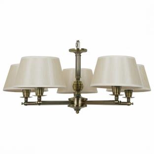 Подвесная люстра Arte Lamp 2273 A2273LM-5AB Цвет арматуры бронза Цвет плафонов кремовый от ImperiumLoft