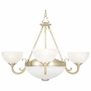 Подвесная люстра Arte Lamp Windsor A3777LM-3-2AB Цвет арматуры бронза Цвет плафонов белый от ImperiumLoft