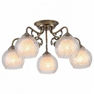 Потолочная люстра Arte Lamp 7062 A7062PL-5AB Цвет арматуры бронза Цвет плафонов прозрачный от ImperiumLoft