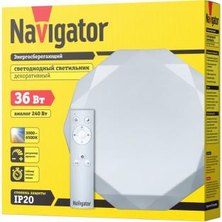 Светильник Navigator 61 660 NBL-RC01-36-MK-IP20-LED алмаз, цена за 1 шт.